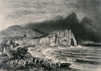 Etretat, illustration from the chapter on Normandy from 